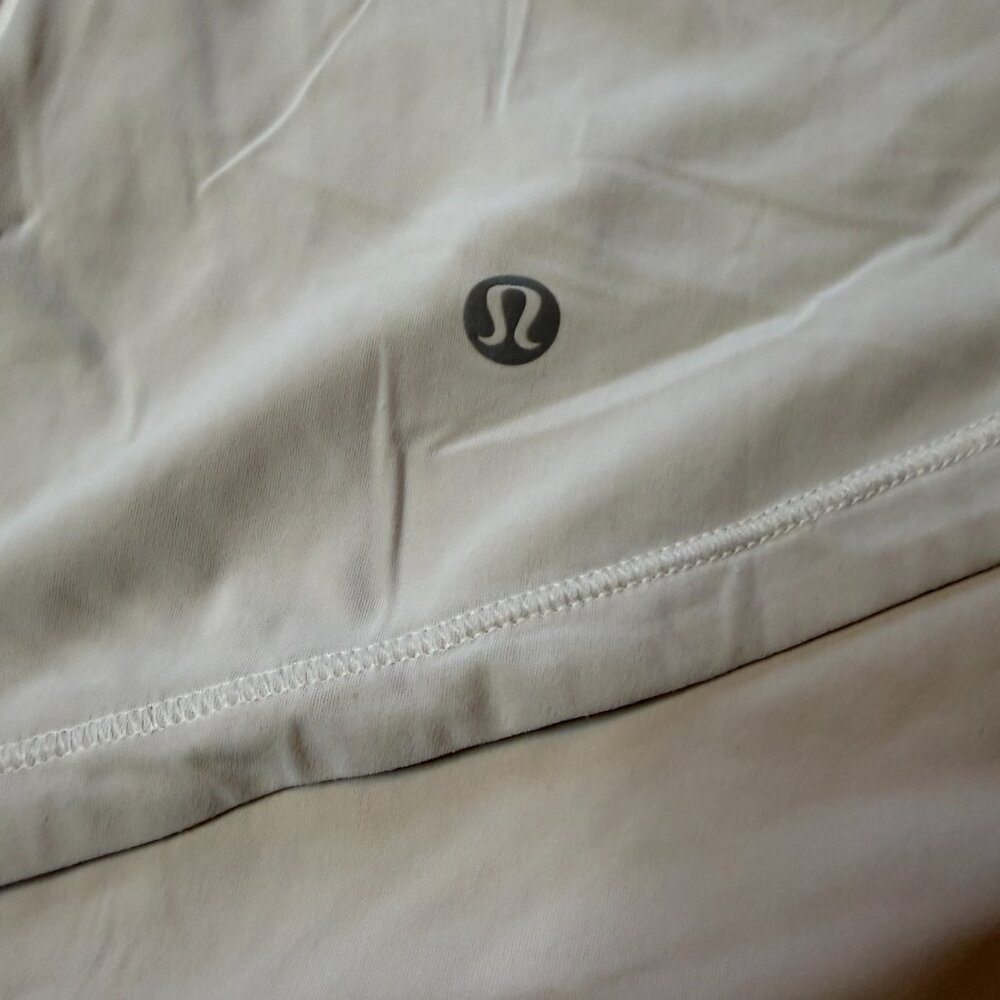 Lululemon‎ Athletica Long Sleeve Shirt Bone? Small? - Picture 2 of 9